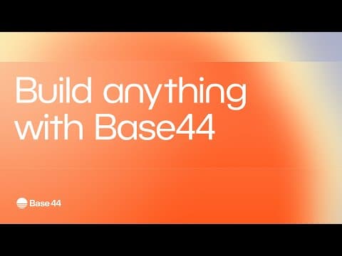 Bring your ideas to life with Base44